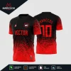 Arte Estampa Vetor Camisa de Futebol