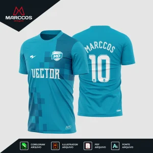 Arte Vetor Camisa Futebol