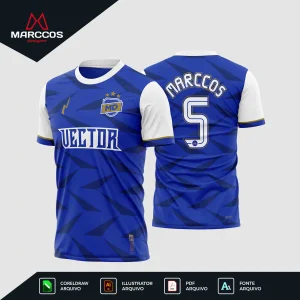 Arte Vetor Camisa Futebol