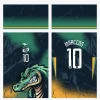 Arte Estampa Vetor Camisa de Interclasse Jacaré