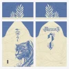 Arte Estampa Vetor Camisa de Interclasse Pantera Folhas Floral