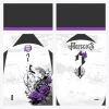Arte Estampa Vetor Camisa de Interclasse Lobo Floral
