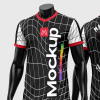 Mockup Uniforme de Futebol Camisa e Short