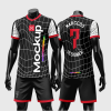 Mockup Uniforme de Futebol Camisa e Short