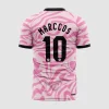 Arte Estampa Vetor Camisa de Futebol Rosa