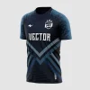 Arte Estampa Vetor Camisa de Futebol Azul Marinho