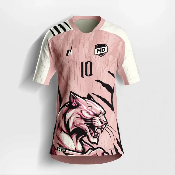Arte Estampa Vetor Camisa de Interclasse Pantera Garras