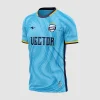 Arte Estampa Vetor Camisa de Futebol Azul