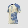 Arte Estampa Vetor Camisa de Interclasse Pantera Folhas Floral