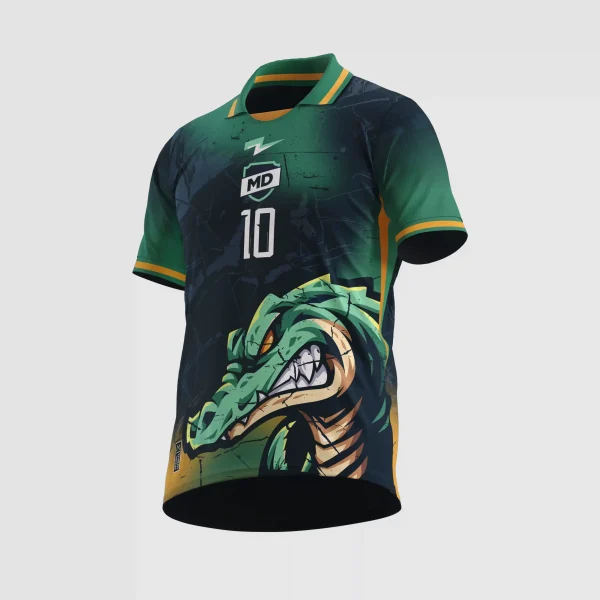 Arte Estampa Vetor Camisa de Interclasse Jacaré