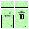 Arte Estampa Vetor Camisa de Futebol Verde
