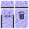 Arte Estampa Vetor Camisa de Futebol Roxa