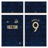Arte Estampa Vetor Camisa de Futebol Azul Marinho
