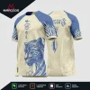 Arte Estampa Vetor Camisa de Interclasse Pantera Folhas Floral