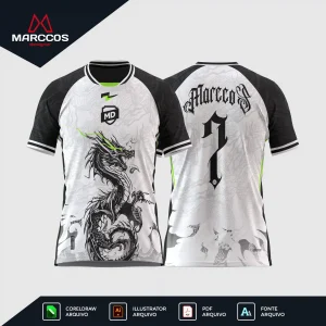 Arte Camisa de Interclasse Dragão