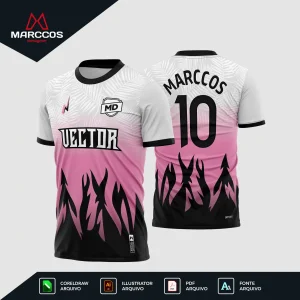 Camisa de Futebol Rosa Feminino