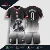 Arte Estampa Vetor Conjunto Camisa e Short de Interclasse Gorila