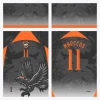 Arte Estampa Vetor Camisa de Interclasse Corvo Floresta
