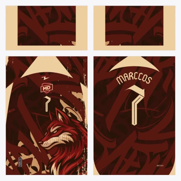 Arte Camisa Interclasse Raposa