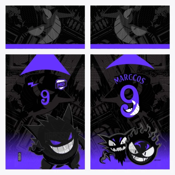 Arte Vetor Camisa para InterClasse Gengar