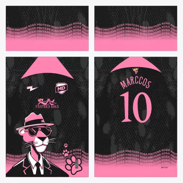 Arter Camisa Interclasse Pantera Cor de Rosa