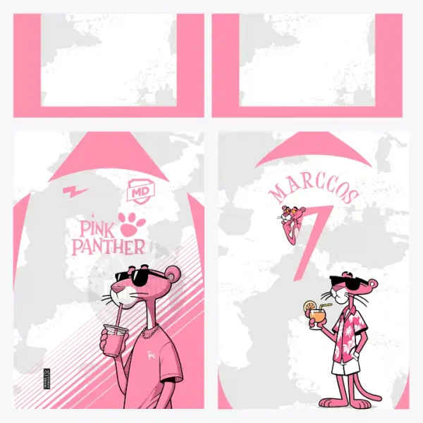 Arter Camisa Interclasse Pantera Cor de Rosa