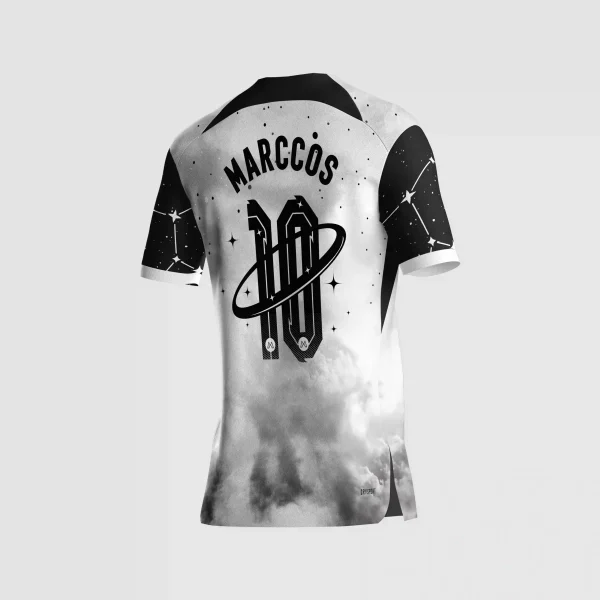 Arte Vetor Camisa para Interclasse Pantera Preta e Branca