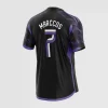 Vetor Camisa Futebol Preta e Roxa
