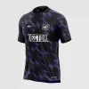Vetor Camisa Futebol Preta e Roxa