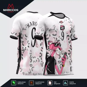 Arter Camisa Interclasse Pantera Cor de Rosa