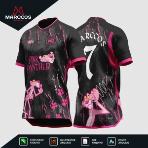 Arter Camisa Interclasse Pantera Cor de Rosa