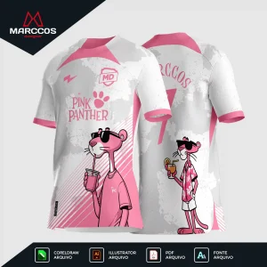 Arter Camisa Interclasse Pantera Cor de Rosa