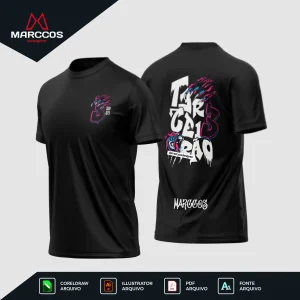 Arte Camisa Terceirão Tigre com Garras Arte Camisa Terceirão Tigre com Garras