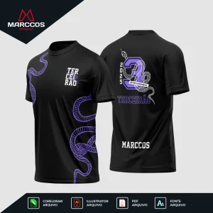Arte Camisa Terceirão Cobra Serpente Arte Camisa Terceirão Cobra Serpente