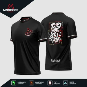 Arte Camisa terceirão Coelho e Relógio