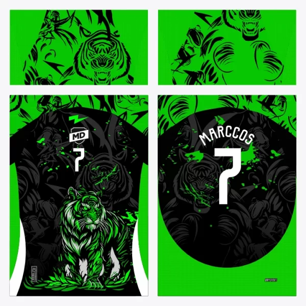 Arte Camisa Interclasse Tigre