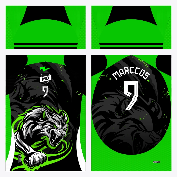 Arte Camisa Interclasse Tigre