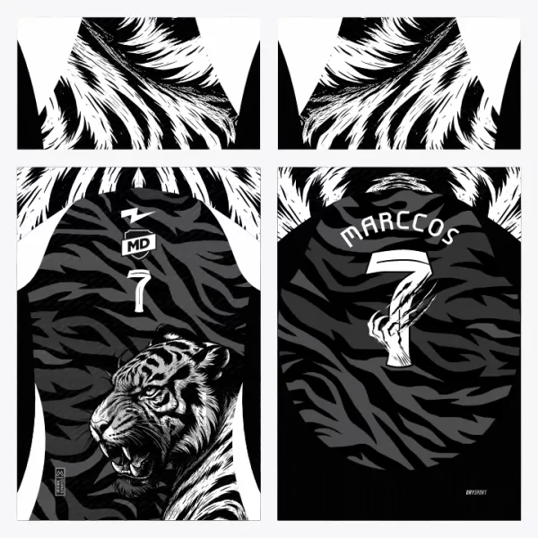 Arte Camisa Interclasse Tigre