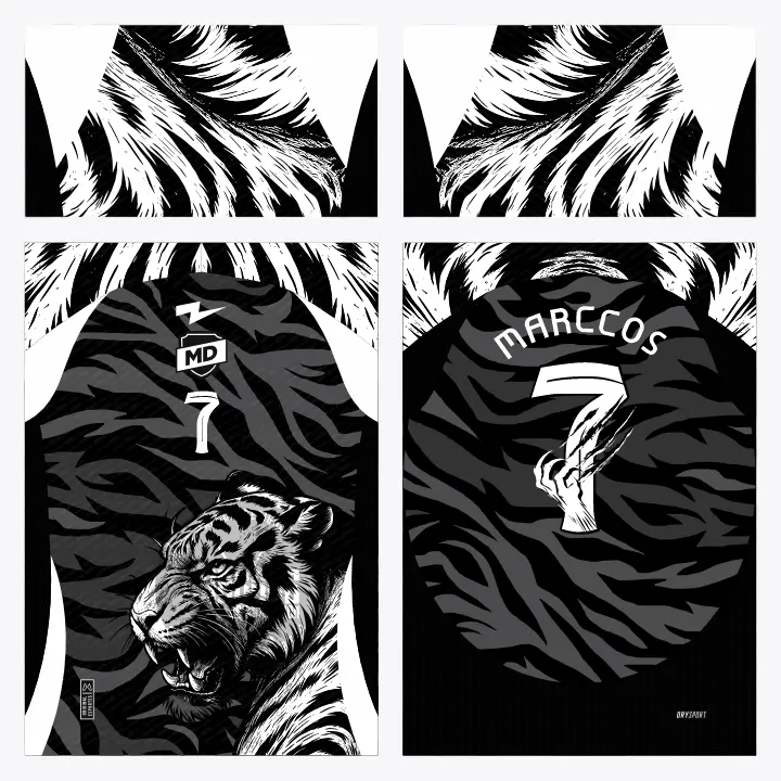 Arte Camisa Interclasse Tigre