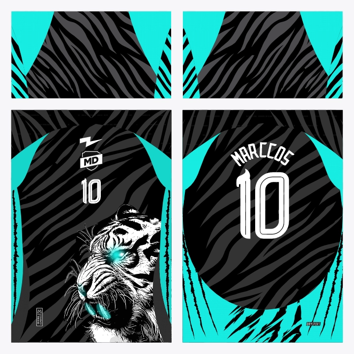 Arte Camisa Interclasse Tigre