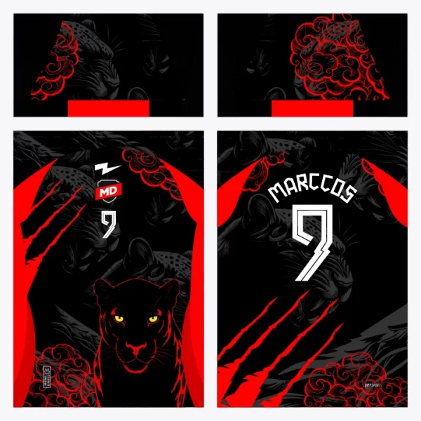 Arte Camisa Interclasse Pantera