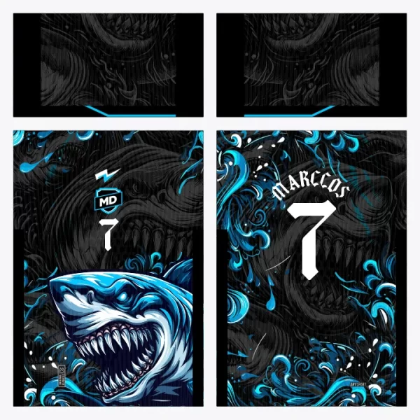 Arte Camisa Interclasse Tubarão