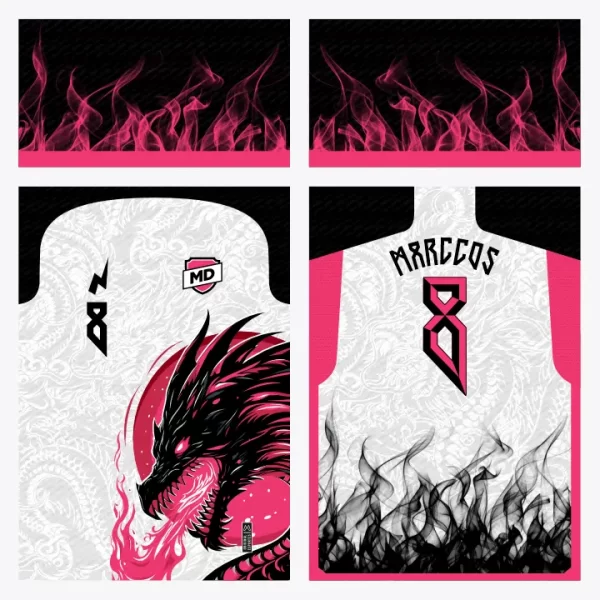 Arte Camisa Interclasse Dragão