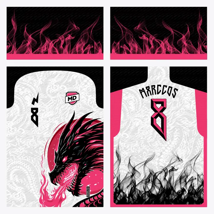 Arte Camisa Interclasse Dragão