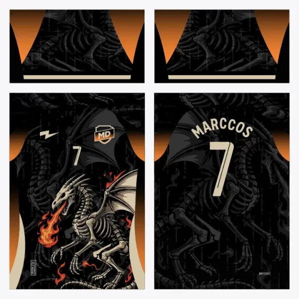 Arte Camisa Interclasse Dragão