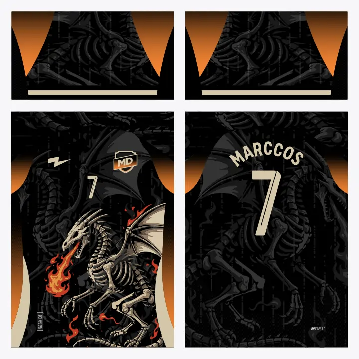 Arte Camisa Interclasse Dragão