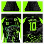 Arte Camisa Interclasse Crocodilo