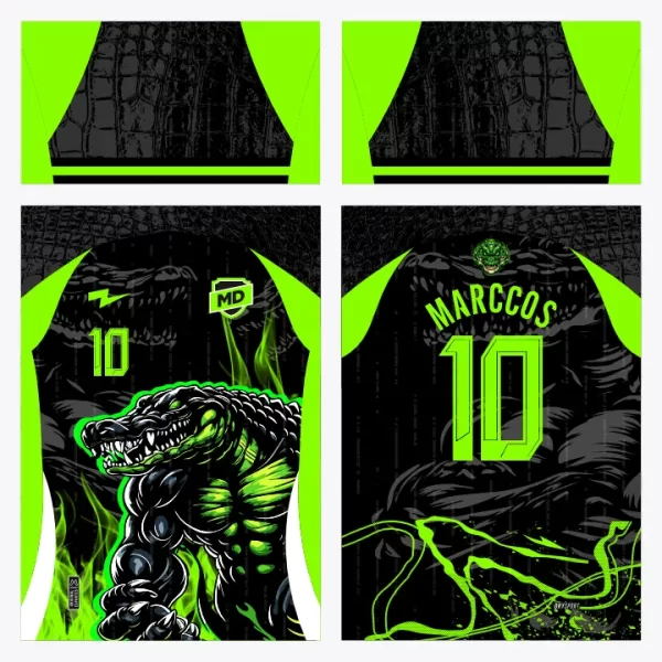 Arte Camisa Interclasse Crocodilo