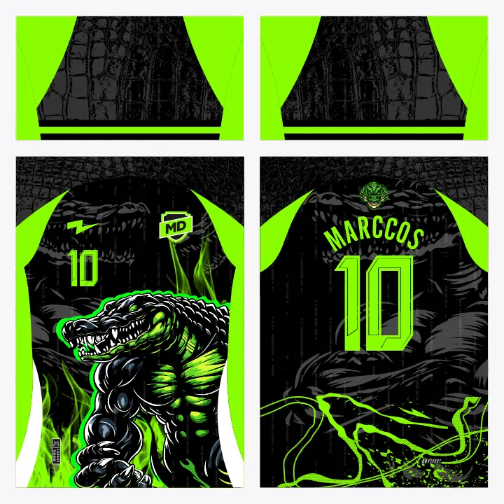 Arte Camisa Interclasse Crocodilo