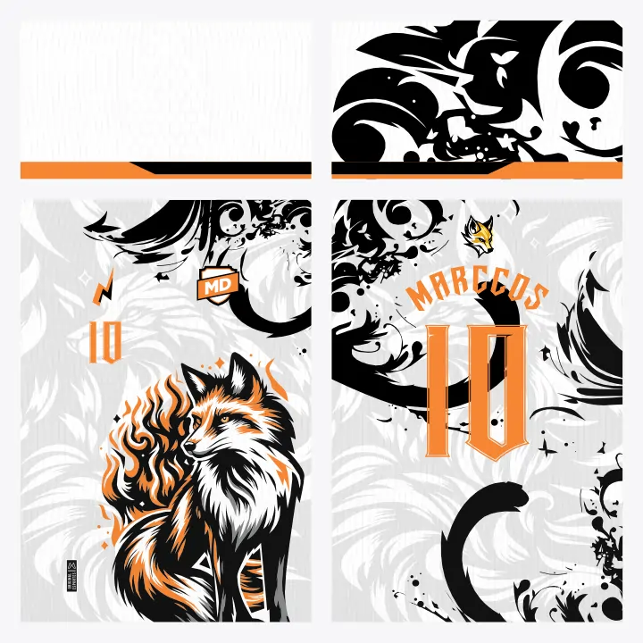 Arte Camisa Interclasse Raposa